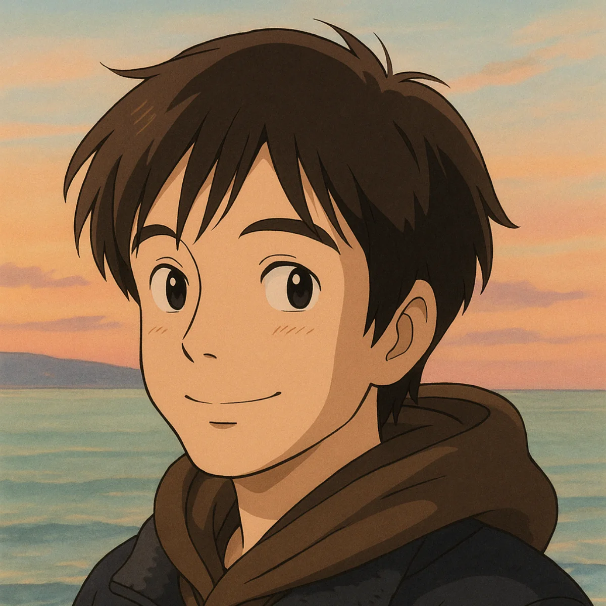 AI-generated Ghibli-style portrait of Masa